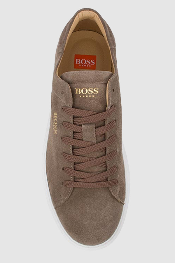 ΠΑΠΟΥΤΣΙΑ SNEAKERS BOSS SHOES - TAUPE SUEDE